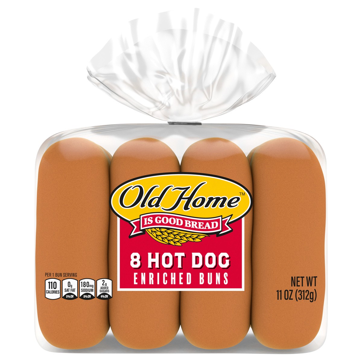 slide 1 of 14, Old Home Hot Dog Buns, 8 ct; 11 oz