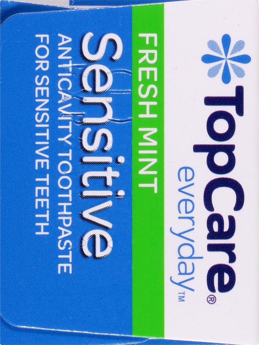 slide 3 of 12, TopCare Everyday Maximum Strength Fresh Mint Sensitive Toothpaste 4 oz, 4 oz