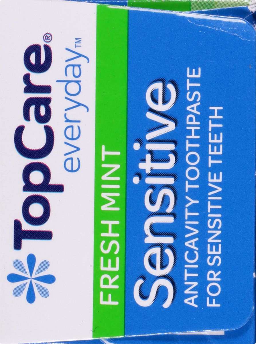 slide 8 of 12, TopCare Everyday Maximum Strength Fresh Mint Sensitive Toothpaste 4 oz, 4 oz