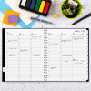 slide 20 of 21, Mead BIG PLANS Academic 2025-2026 Weekly Monthly Planner, Black, Large, 8 1/2" x 11", 11 in