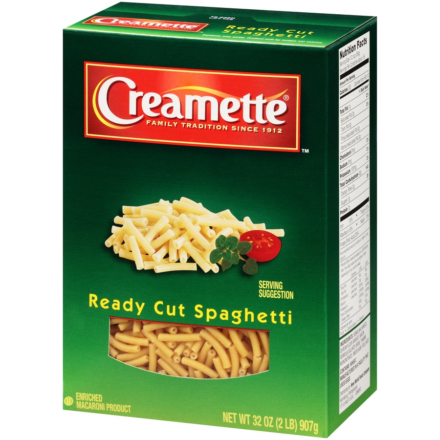 slide 3 of 8, Creamette Ready Cut Spaghetti, 32 oz