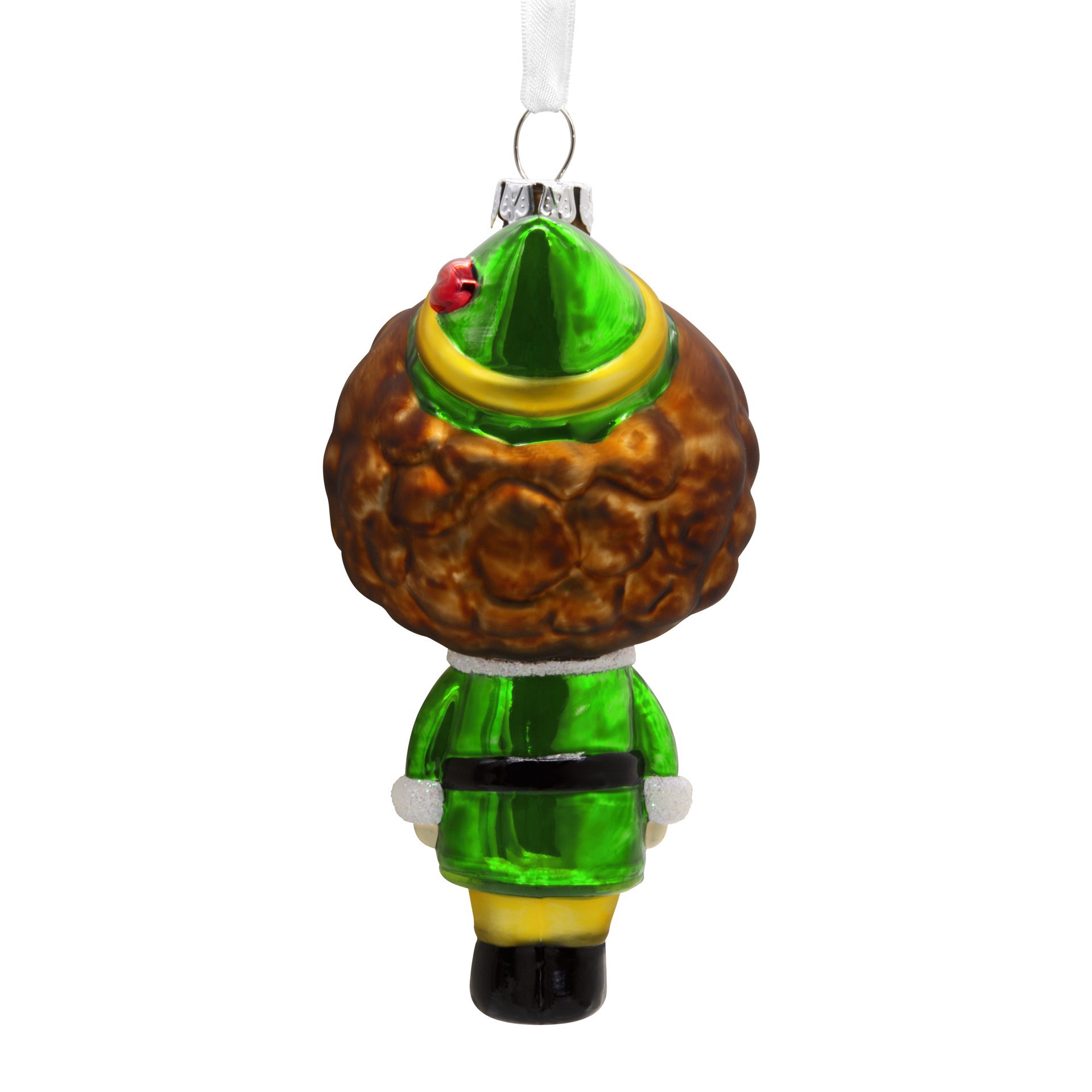 slide 5 of 5, Hallmark 4.5" Buddy The Elf Blown Glass Christmas Ornament, 2.25 in x 4.5 in x 2 in