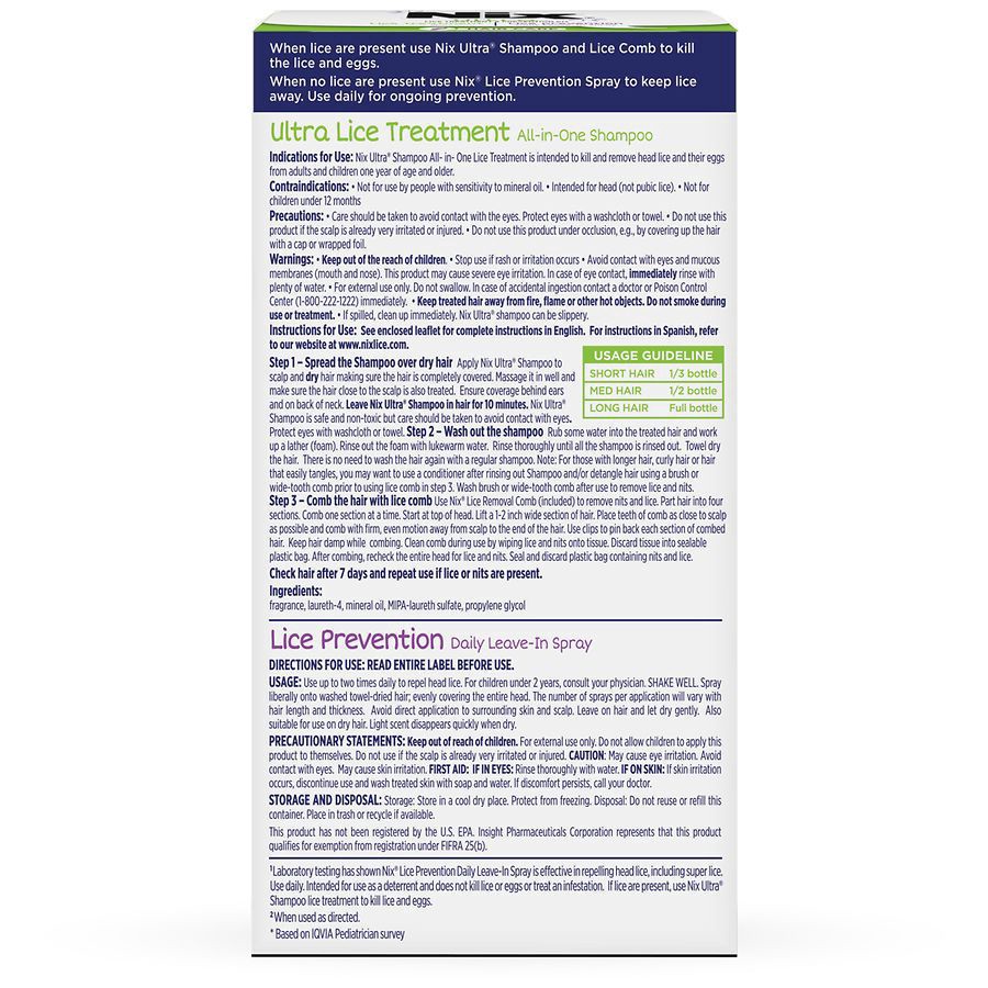 slide 3 of 5, Nix Ultra Lice Treatment & Prevention Kit, 1 ct