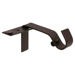 Kenney Fast Fit 5/8" No Measure Curtain Rod Brackets