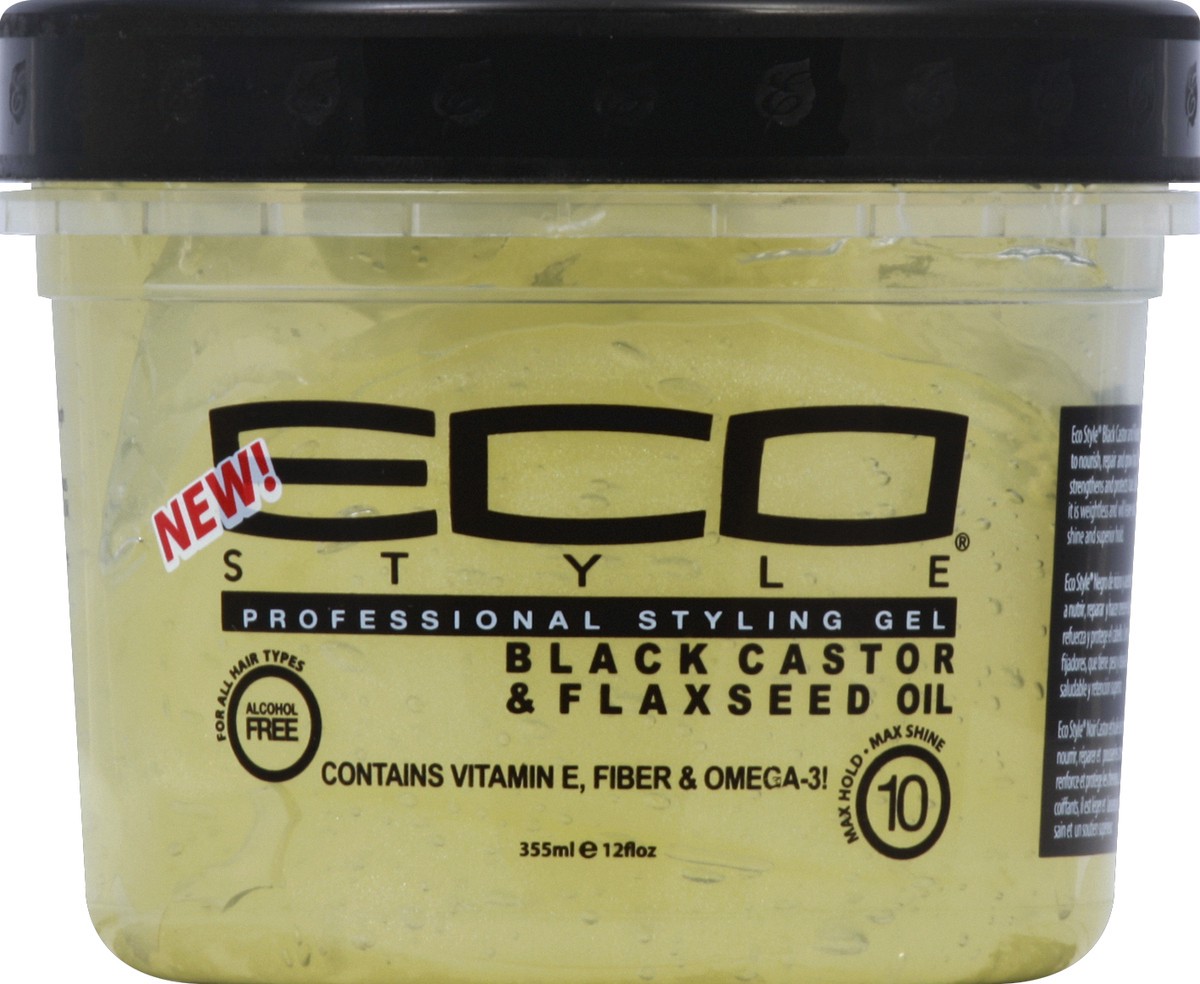 slide 2 of 3, Eco Styler Black Castor Oil, 12 fl oz