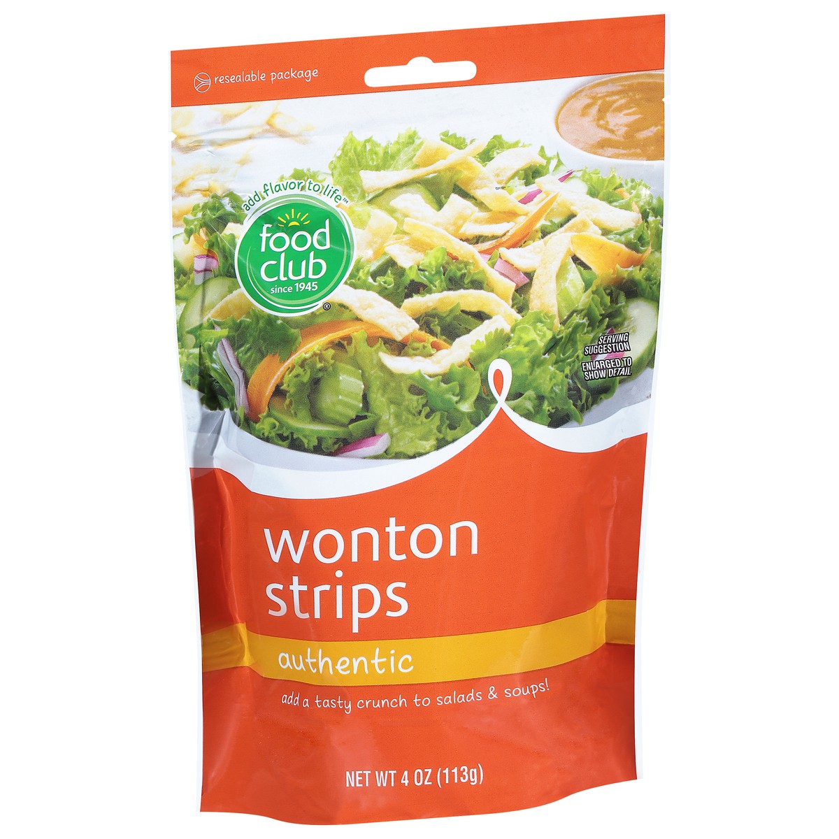 slide 8 of 9, Food Club Authentic Wonton Strips 4 oz, 4 oz