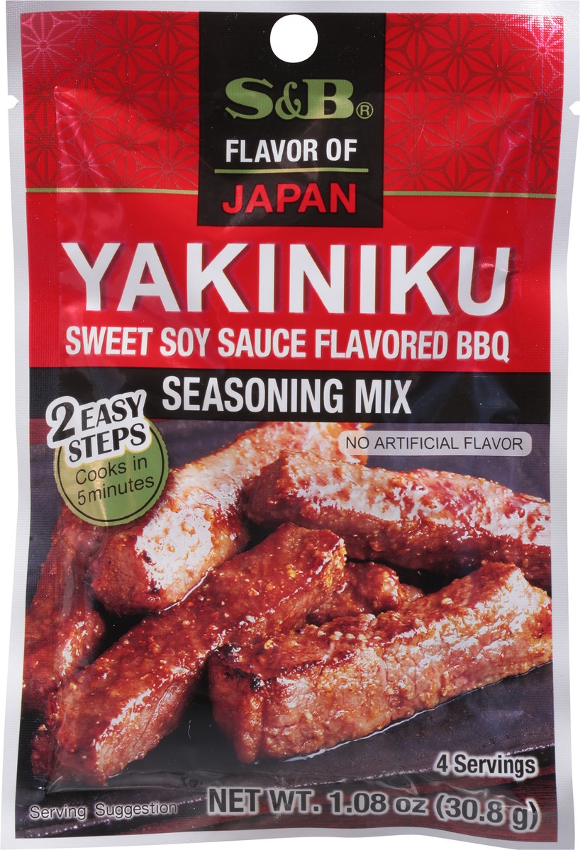 slide 6 of 9, S&B Yakiniku Seasoning Mix, 1.08 oz