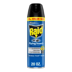 Raid Flying Insect Killer 7, Insecticide Spray, Outdoor Fresh Scent, 20 oz