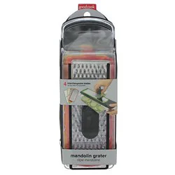 Good Cook Touch Mandolin Grater with 4 Interchangeable Blades