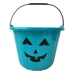 Meijer Corporate Seasonal Meijer Halloween Pumpkin Pail, Teal