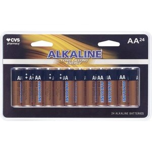 slide 1 of 1, CVS Health Cvs Aa Alkaline Batteries, 24 Ct, 1 ct
