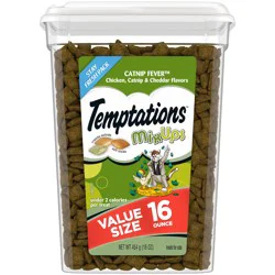 Temptations MixUps Catnip Fever Chicken Catnip & Cheese Flavors Treats for Cats Value Size 16 oz