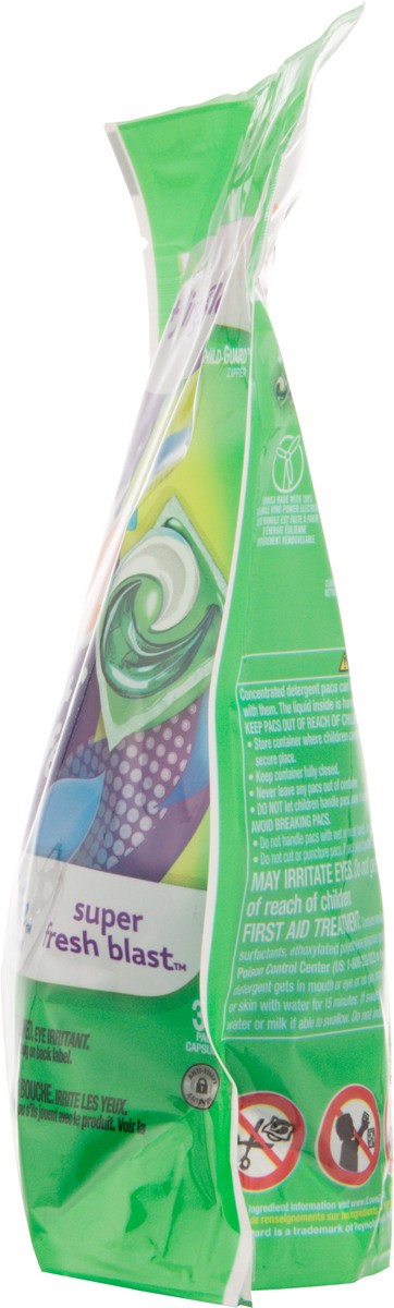 slide 2 of 9, Gain Flings Laundry Detergent Pacs, 31 Count, Super Fresh Blast Scent, with Odor Defense, 31 ct