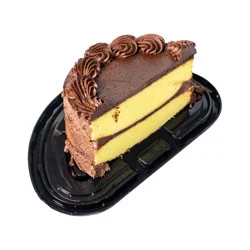 Bakehouse 7 Yellow Cake With Chocolate Icing Half
