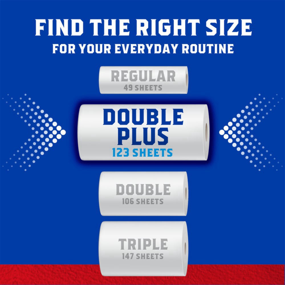 slide 3 of 4, Kroger Rugged + Reliable Double Plus Paper Towel Big Deal!, 12 ct