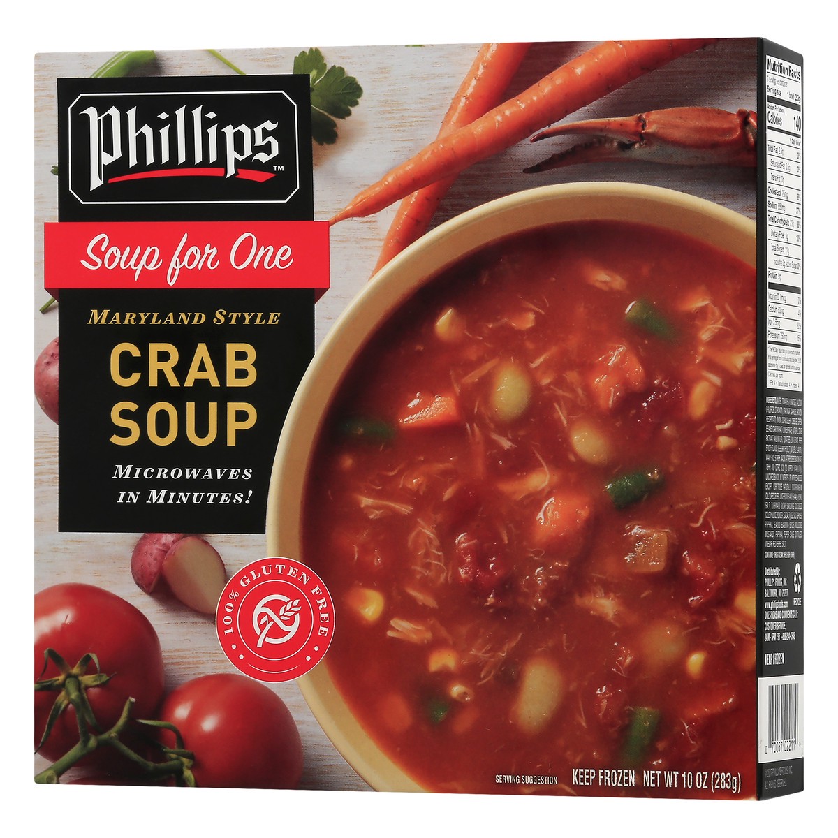 slide 3 of 11, Phillips Maryland Style Veggie Crab Soup, 10 oz