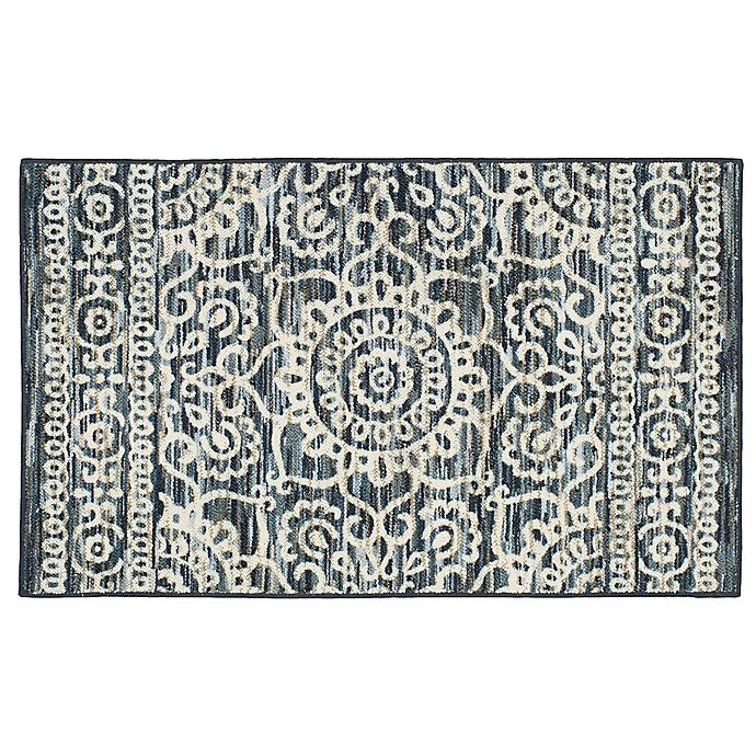 slide 1 of 4, Mohawk Home Richmond Medallion 2'6 x 3'9 Accent Rug - Blue, 1 ct