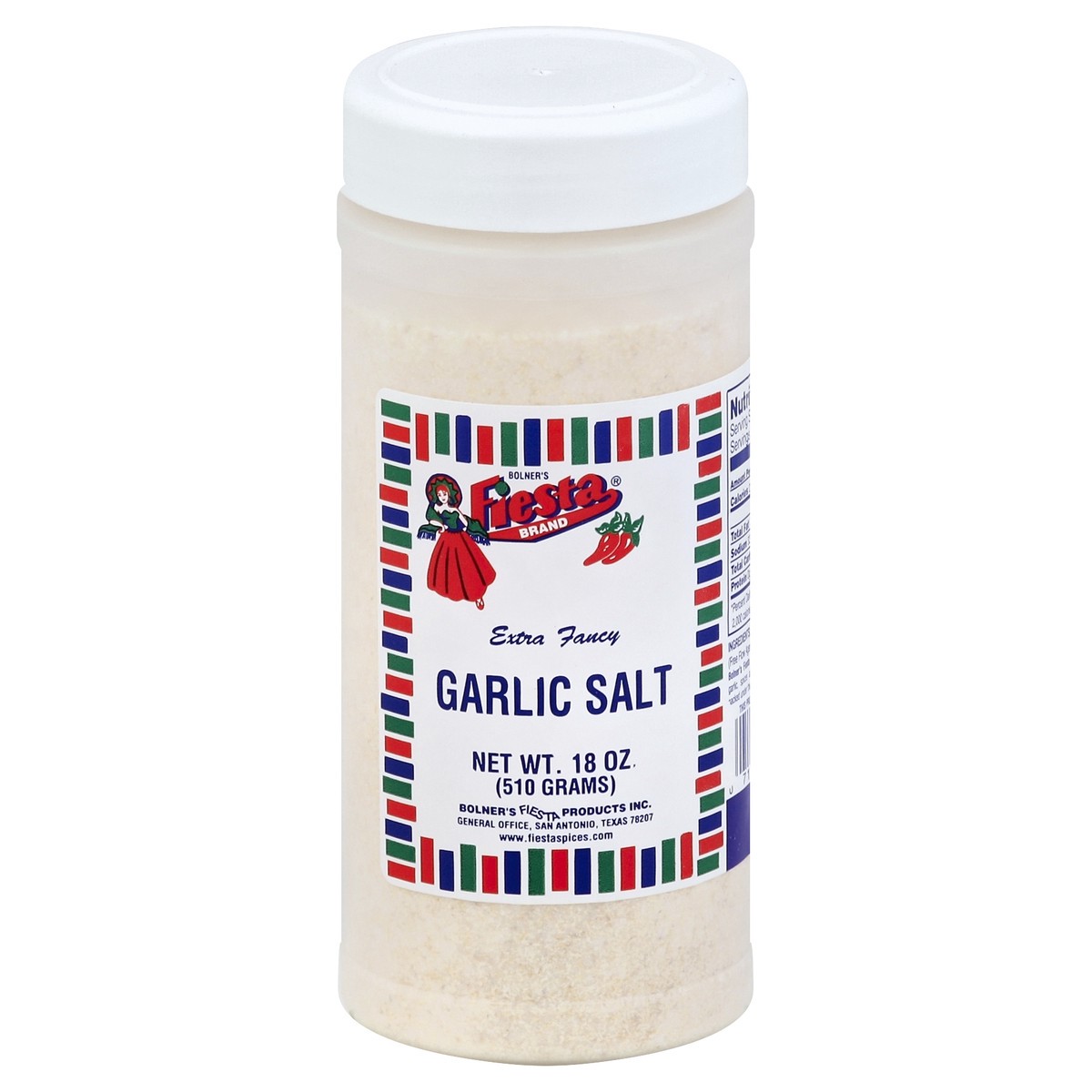 slide 3 of 3, Fiesta Garlic Salt, 18 oz