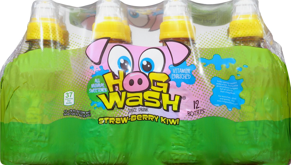 slide 3 of 13, Hog Wash Straw-Berry Kiwi Juice Drink 12 ea, 12 ct