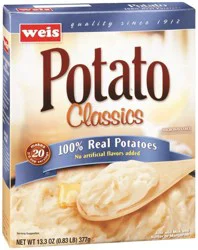 Weis Quality 100% Real Instant Mashed Potatoes - 13.3 oz