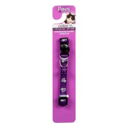 Paws Happy Life 7-10" Neck Size - 3/8" Width Breakaway Buckle Reflective Collar For Cats