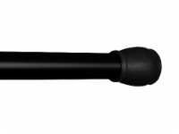 slide 1 of 1, Maytex Luminex Aluminum Tension Shower Curtain Rod - Black, 86 in