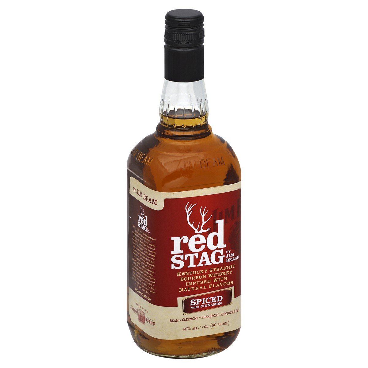 slide 7 of 7, Jim Beam Red Stag Bourbon Spiced 750ml, 750 ml