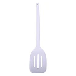 Grand Gourmet Silicone Slotted Turner, Cream