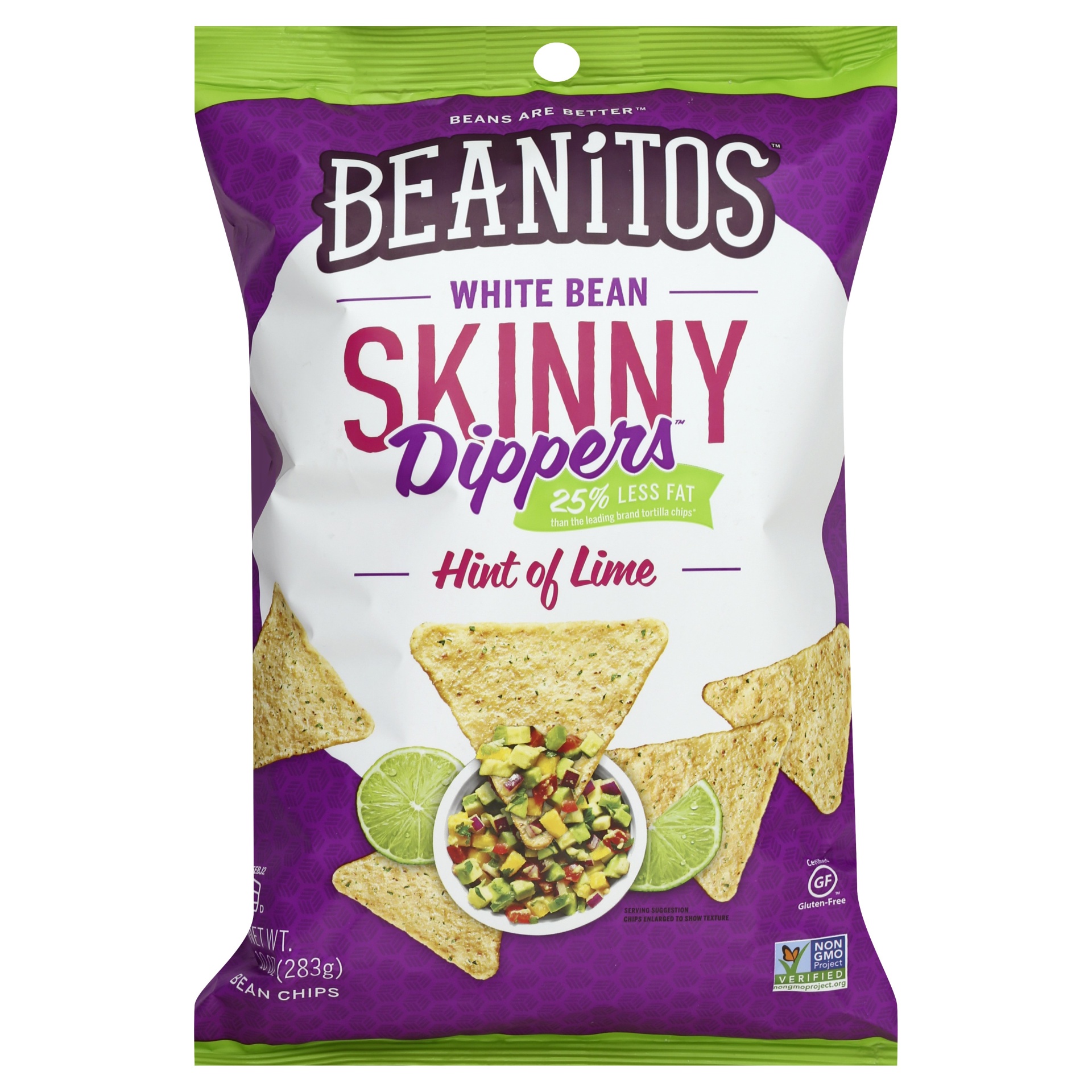 slide 1 of 6, Beanitos Skinny Dippers 10 oz, 10 oz