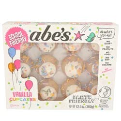 Abe's School Friendly Vanilla Cupcakes 12 Pack