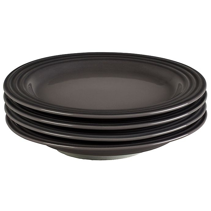 slide 1 of 1, Le Creuset Salad Plates - Oyster, 4 ct