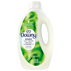Downy Rinse Laundry Odor Remover, Active Fresh Scent, 62 FL OZ, Fabric Softener and Laundry Odor Removal Rinse