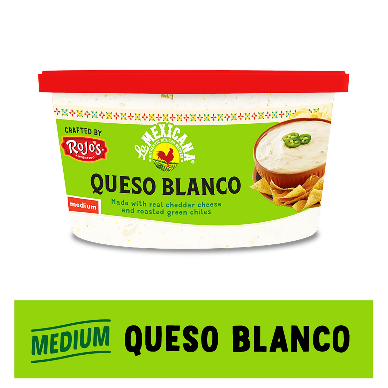 slide 1 of 6, Rojo's® Queso Blanco Medium 12oz, 12 oz