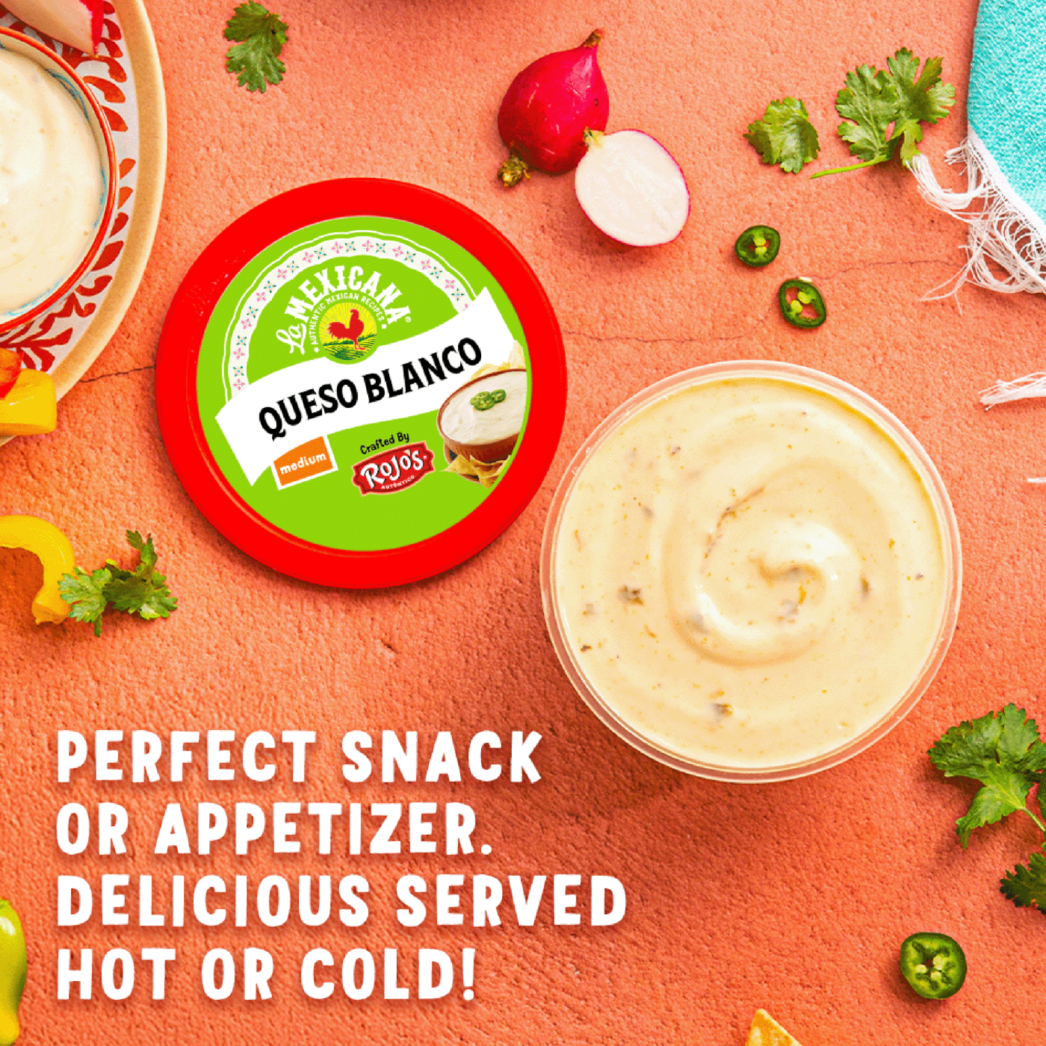 slide 4 of 6, Rojo's® Queso Blanco Medium 12oz, 12 oz