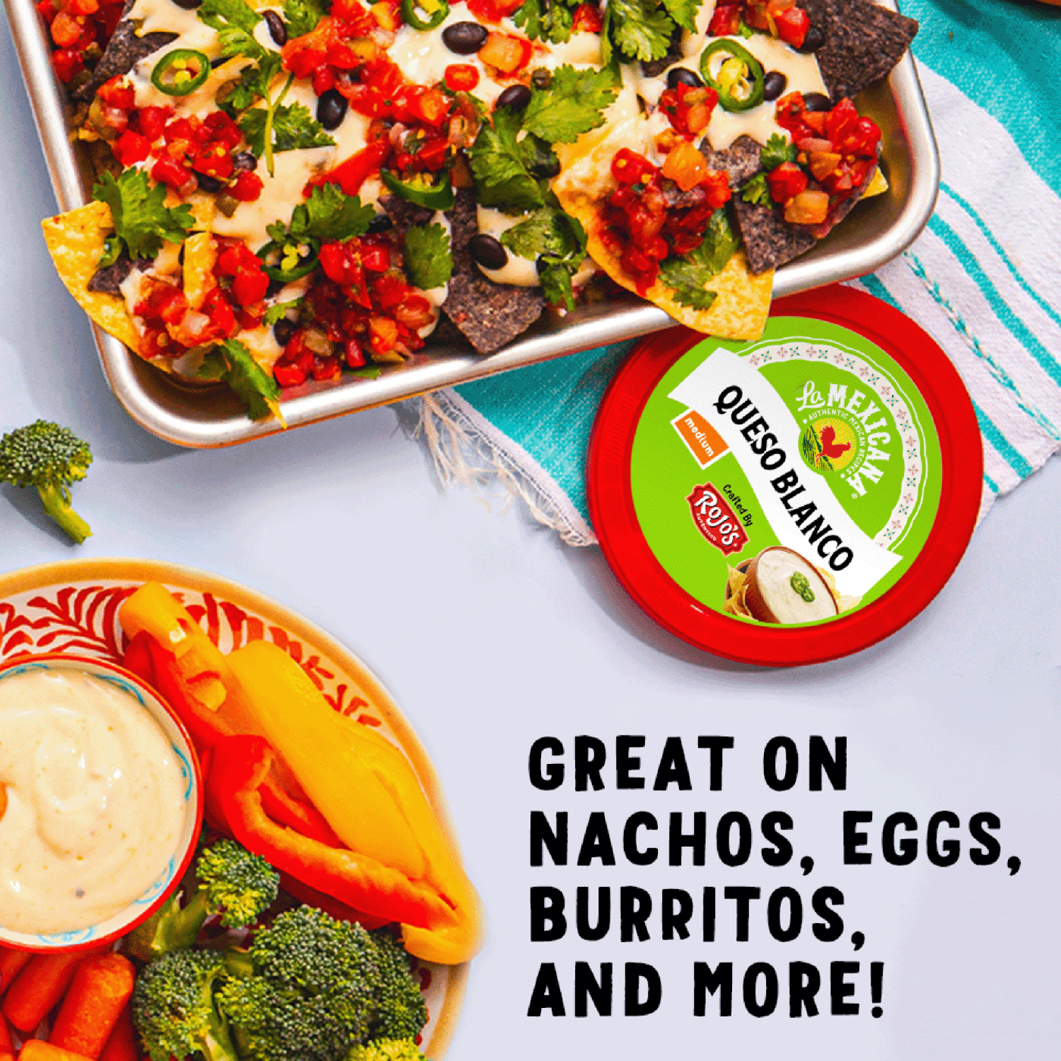 slide 5 of 6, Rojo's® Queso Blanco Medium 12oz, 12 oz