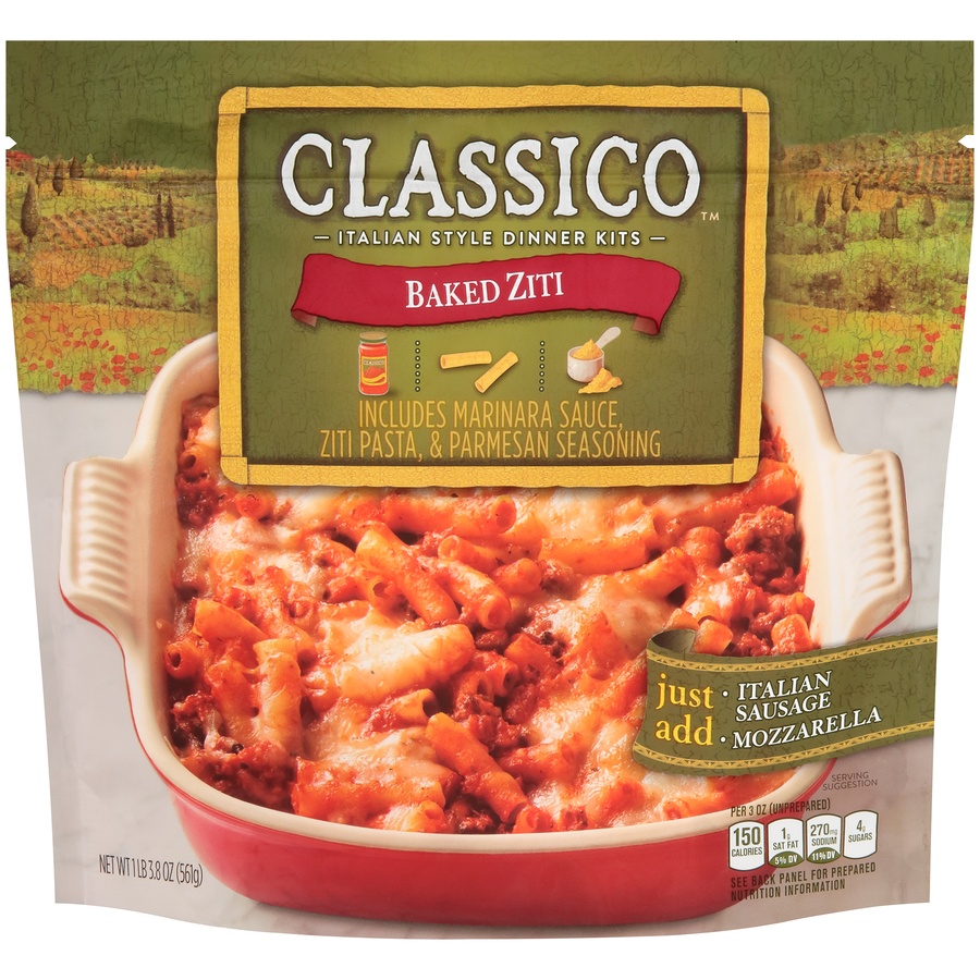 slide 1 of 6, Classico Meal Kits Baked Ziti, 19.7 oz