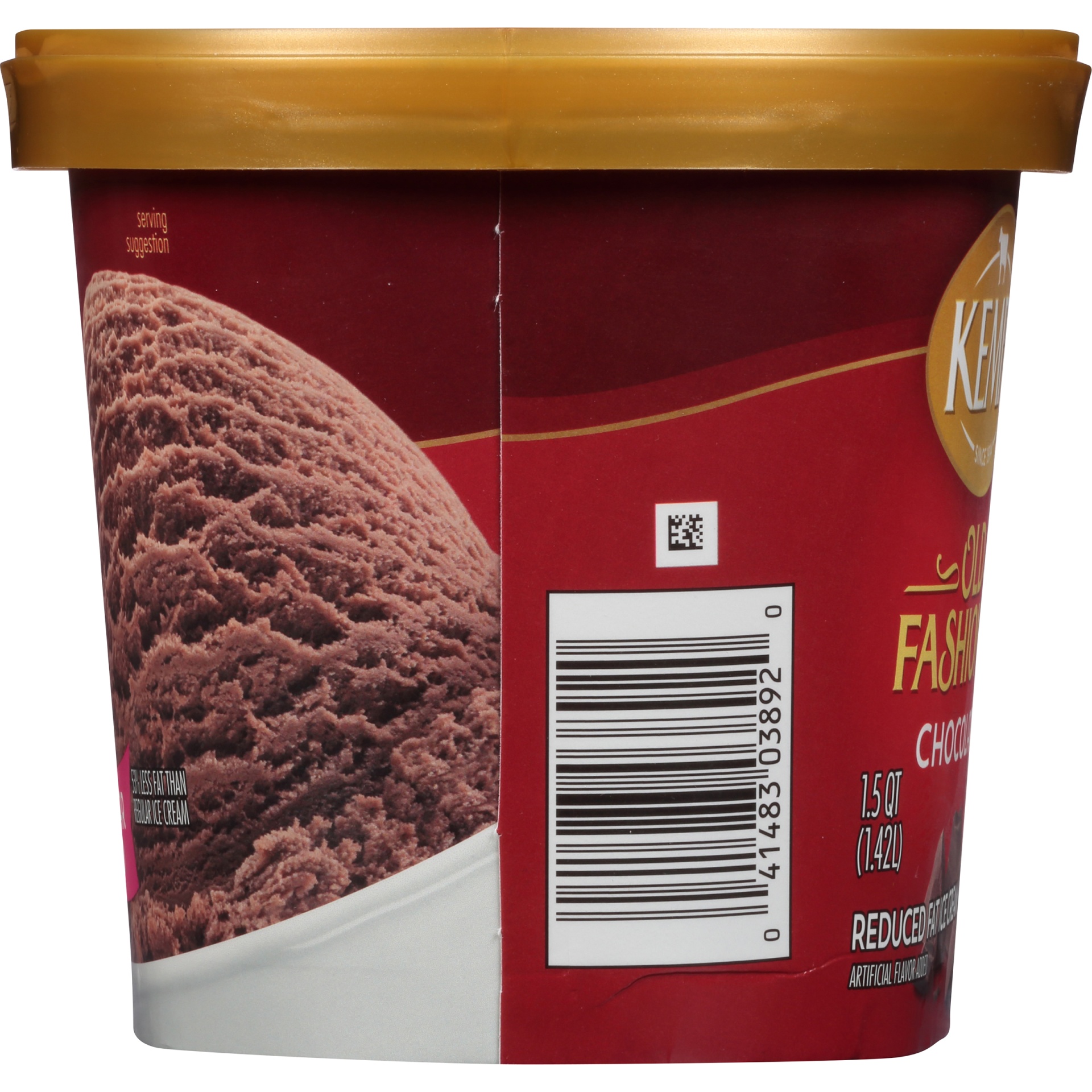 slide 4 of 8, Kemps No Sugar Added Chocolate Ice Cream, 1.5 qt
