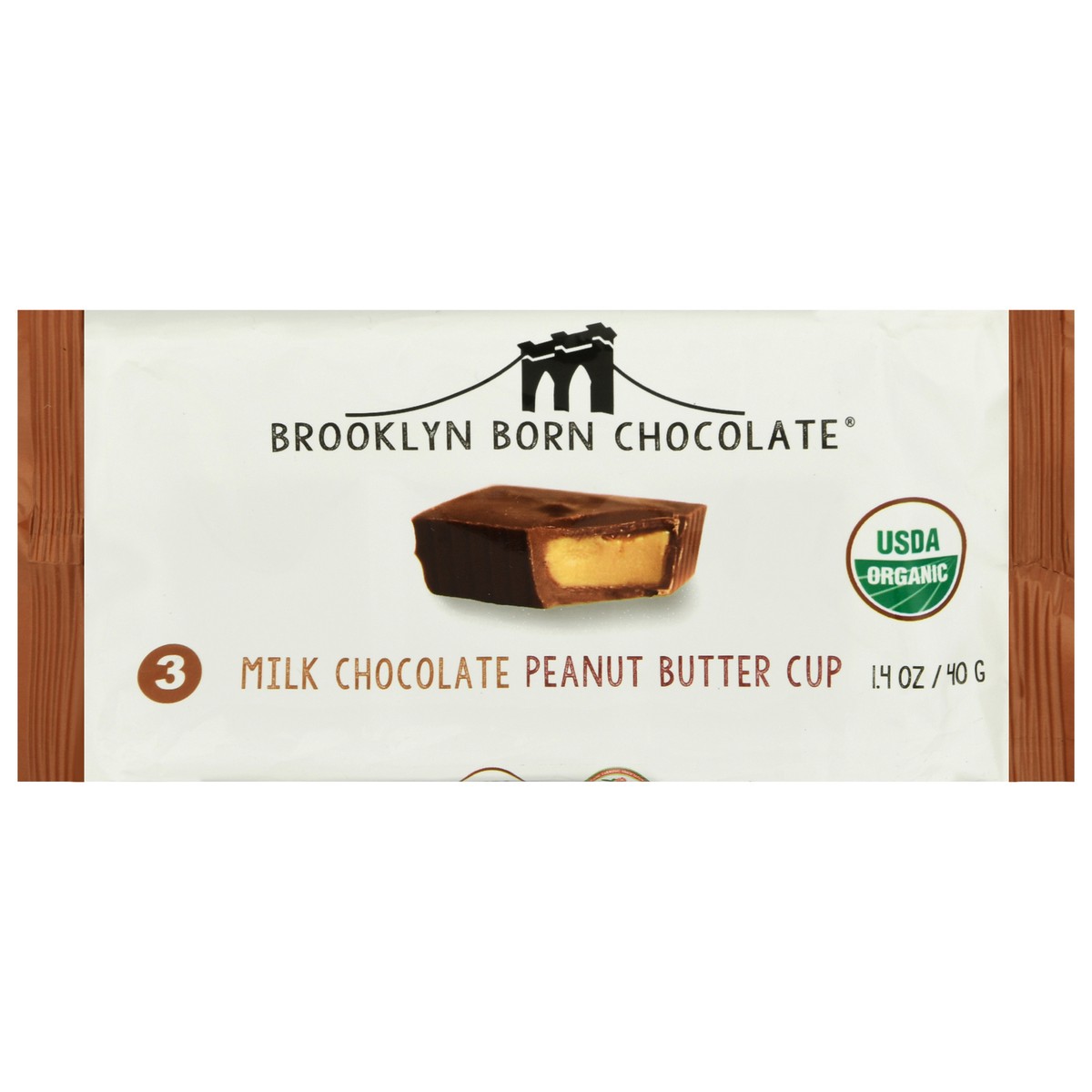 slide 2 of 12, Brooklyn Brewery Brooklyn Born Chocolate Milk Chocolate Peanut Butter Cup, 1.4 oz