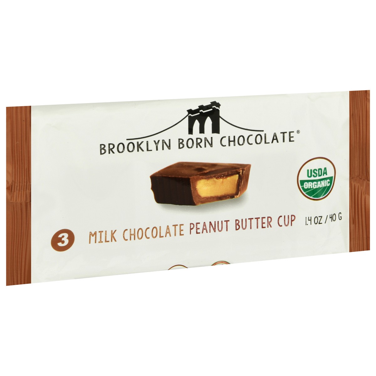 slide 3 of 12, Brooklyn Brewery Brooklyn Born Chocolate Milk Chocolate Peanut Butter Cup, 1.4 oz