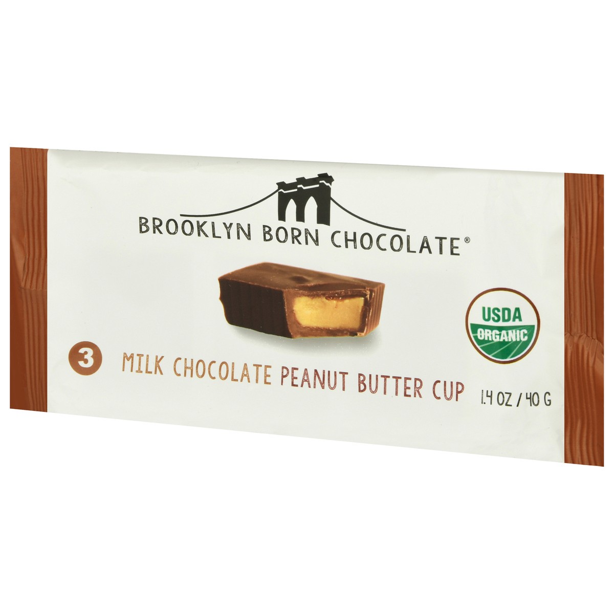 slide 10 of 12, Brooklyn Brewery Brooklyn Born Chocolate Milk Chocolate Peanut Butter Cup, 1.4 oz