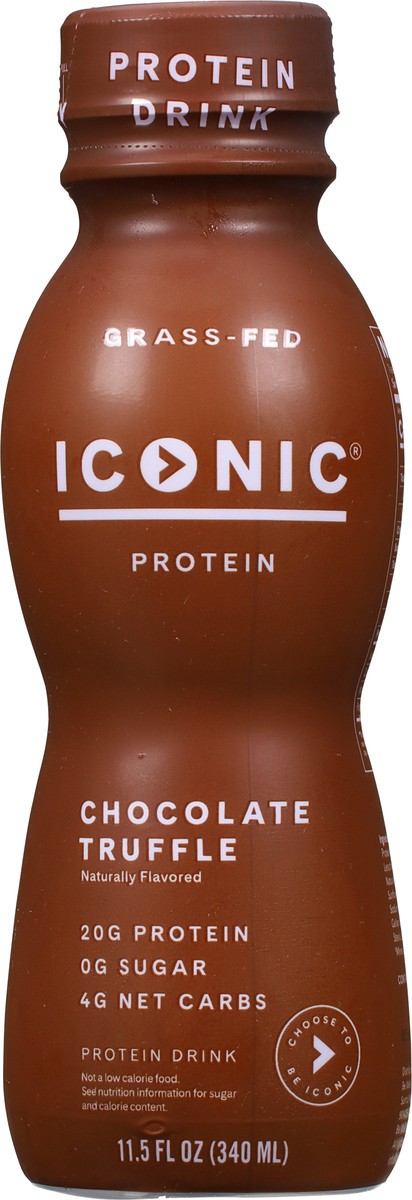 slide 6 of 9, ICONIC Chocolate Truffle Protein Drink 11.5 fl oz, 11.5 fl oz