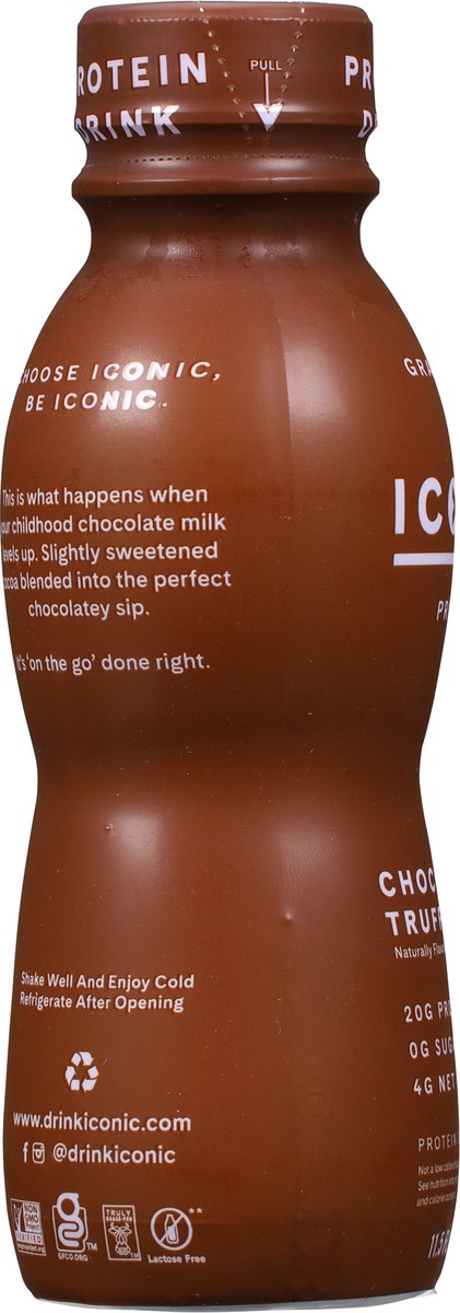 slide 7 of 9, ICONIC Chocolate Truffle Protein Drink 11.5 fl oz, 11.5 fl oz