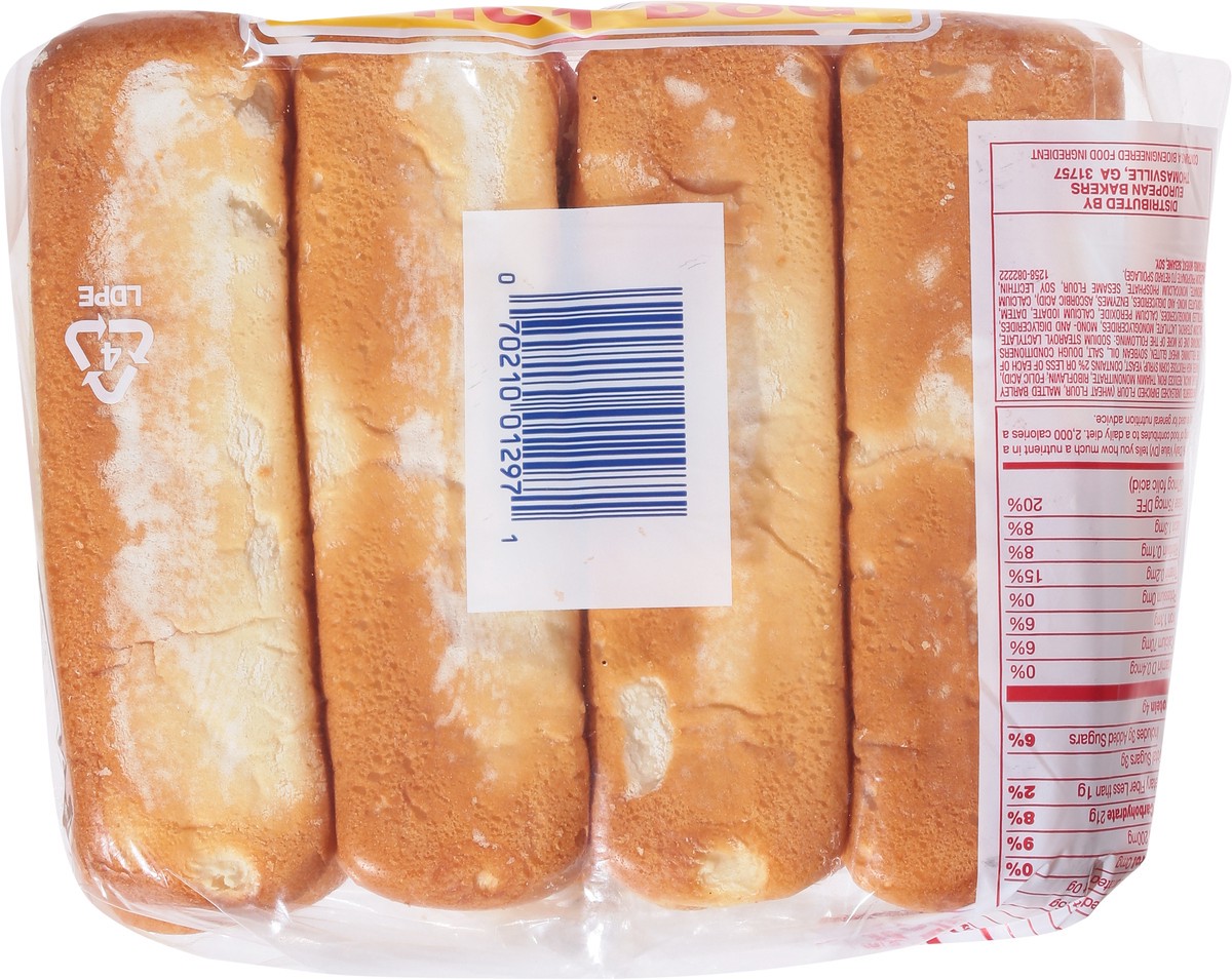slide 11 of 14, European Bakers Family Style Hot Dog Enriched Buns 8 ea, 8 ct