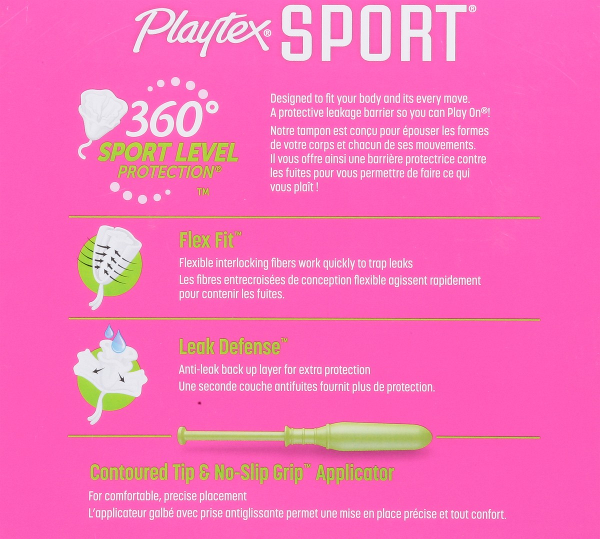 slide 8 of 9, Playtex Sport Super Plastic Applicator Tampons 48 ea, 48 ct