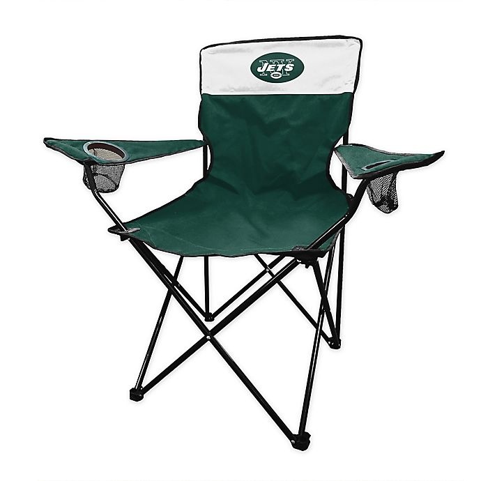 slide 1 of 1, NFL New Yorks Jets Legacy Folding Chair, 1 ct