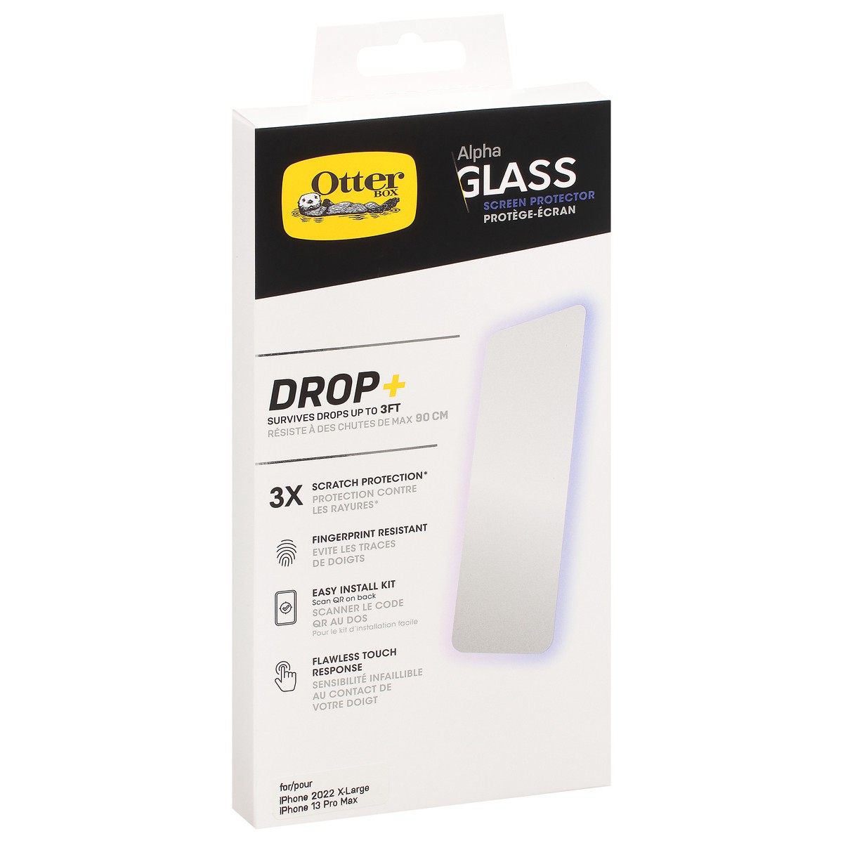 slide 6 of 9, OtterBox Alpha Glass Screen Protector 1 ea, 1 ct