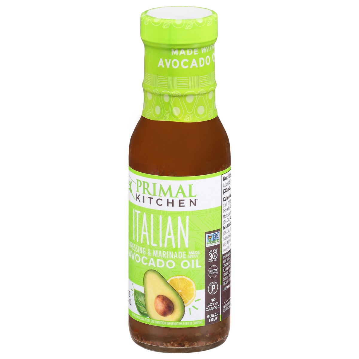 slide 2 of 9, Primal Kitchen Italian Dressing & Marinade 8 fl oz, 8 fl oz