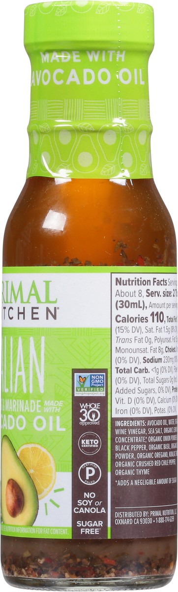 slide 8 of 9, Primal Kitchen Italian Dressing & Marinade 8 fl oz, 8 fl oz