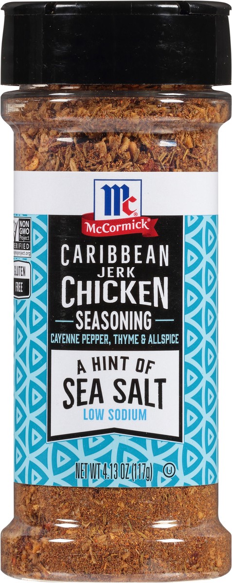 slide 5 of 7, McCormick A Hint of Sea Salt Caribbean Jerk Chicken Seasoning, 4.13 oz, 4.13 oz