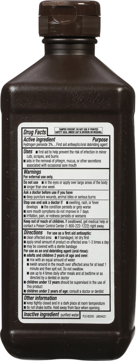 slide 3 of 9, TopCare Health 3% USP Hydrogen Peroxide 16 fl oz, 16 fl oz